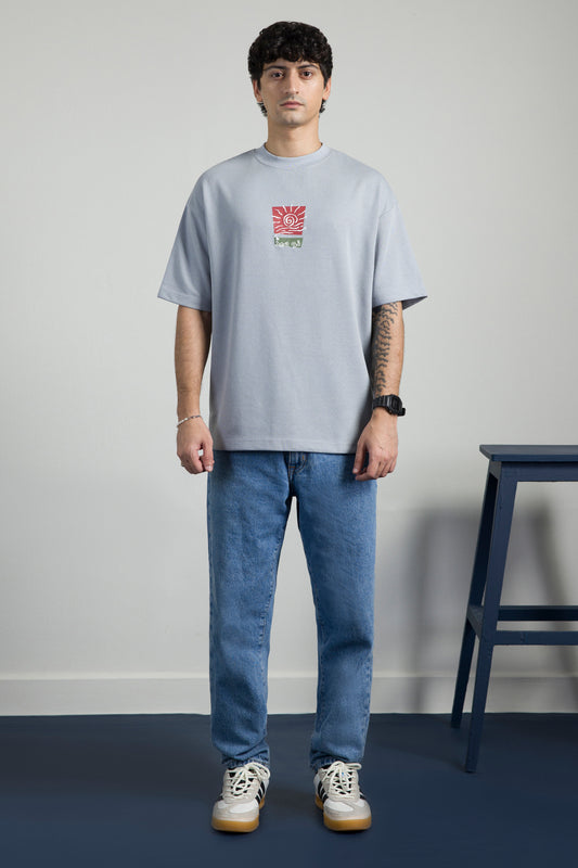 Oversized Graphic T-Shirt - D064