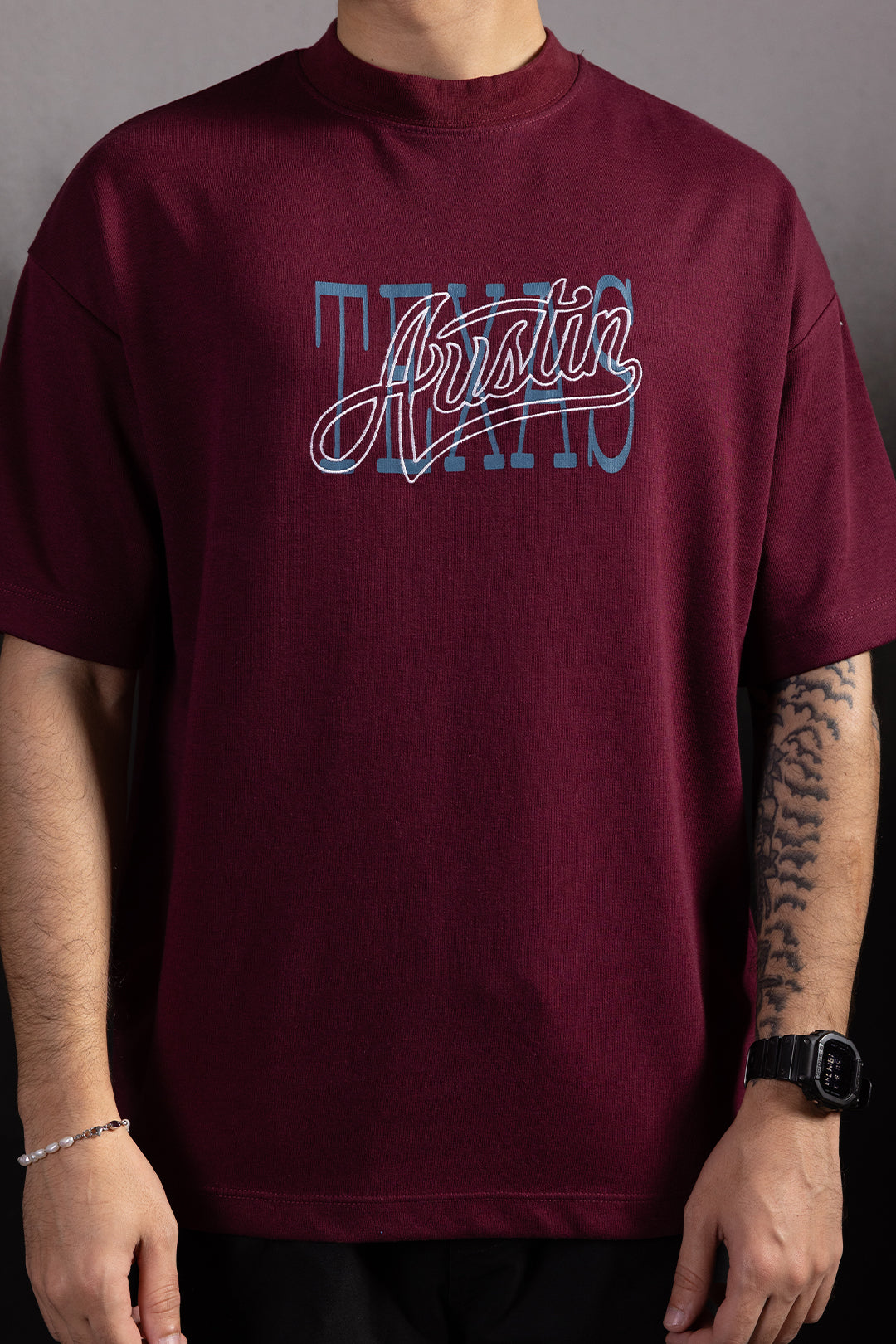 Oversized Graphic T-Shirt - D067