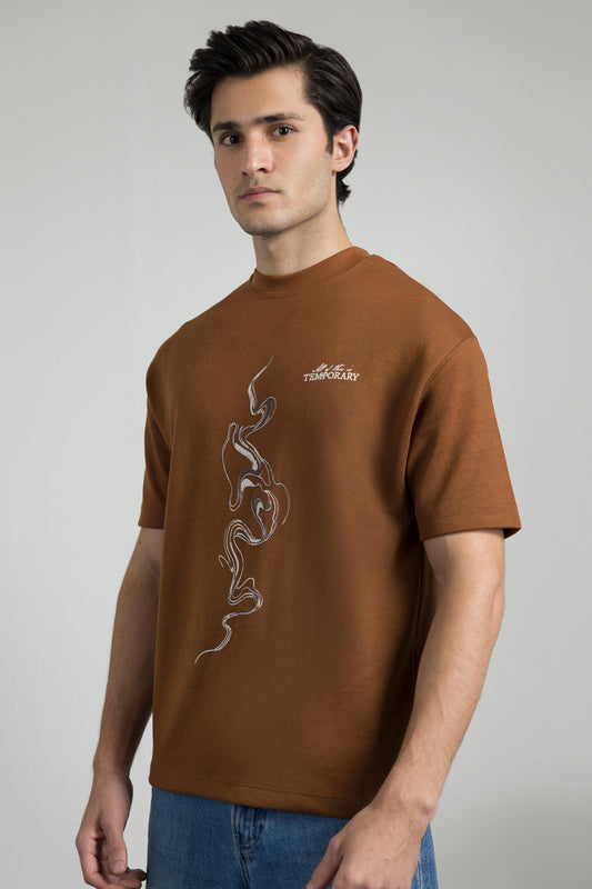Oversized Graphic T-Shirt - D068