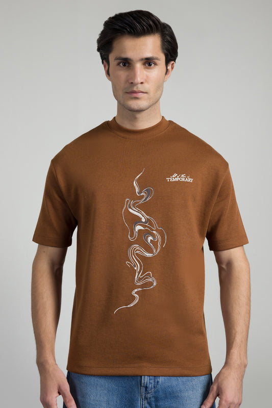 Oversized Graphic T-Shirt - D068
