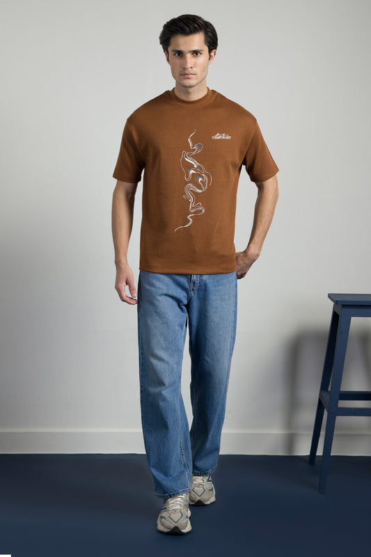 Oversized Graphic T-Shirt - D068