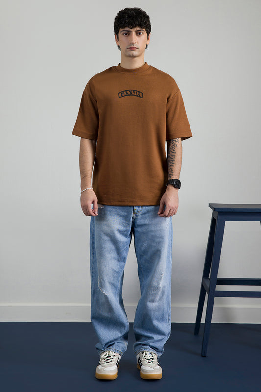 Oversized Graphic T-Shirt - D069