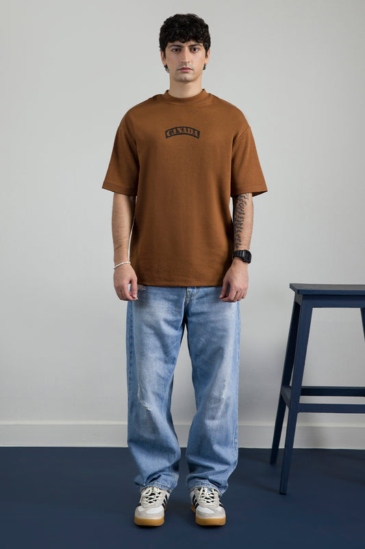Oversized Graphic T-Shirt - D069