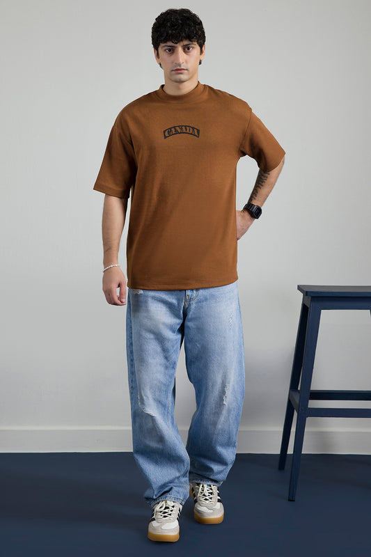 Oversized Graphic T-Shirt - D069