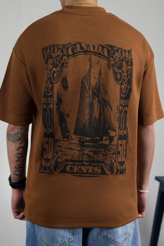 Oversized Graphic T-Shirt - D069