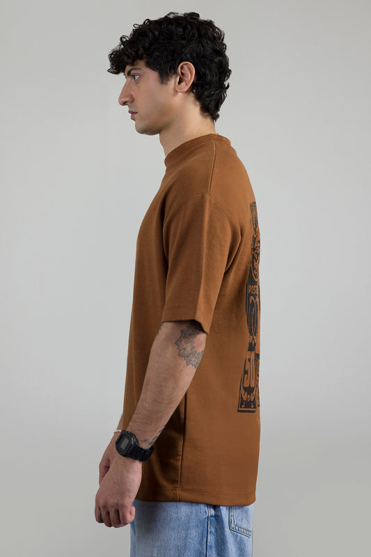 Oversized Graphic T-Shirt - D069