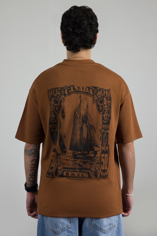 Oversized Graphic T-Shirt - D069