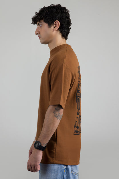Oversized Graphic T-Shirt - D069