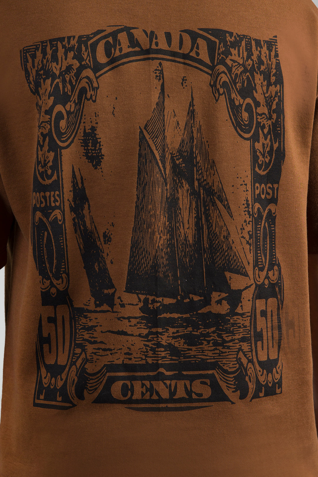Oversized Graphic T-Shirt - D069