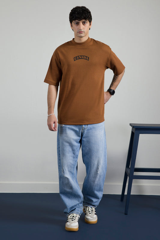 Oversized Graphic T-Shirt - D069
