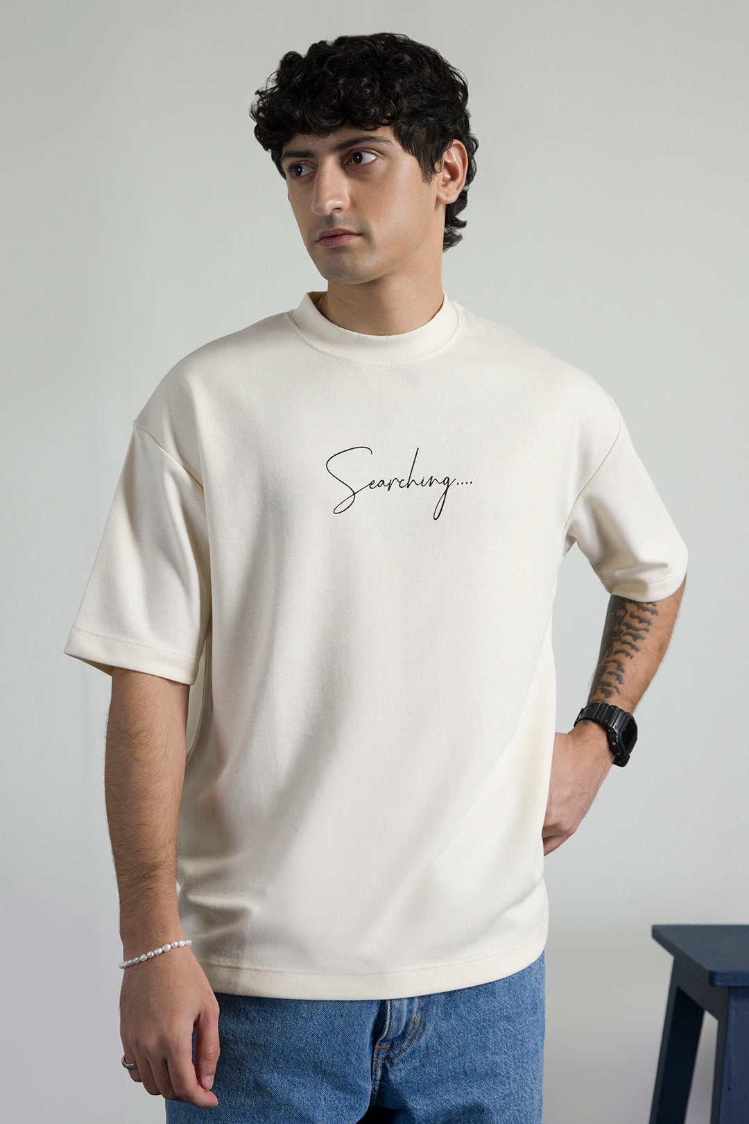 Oversized Graphic T-Shirt - D071