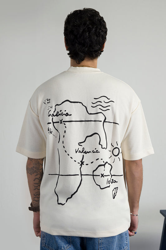 Oversized Graphic T-Shirt - D071