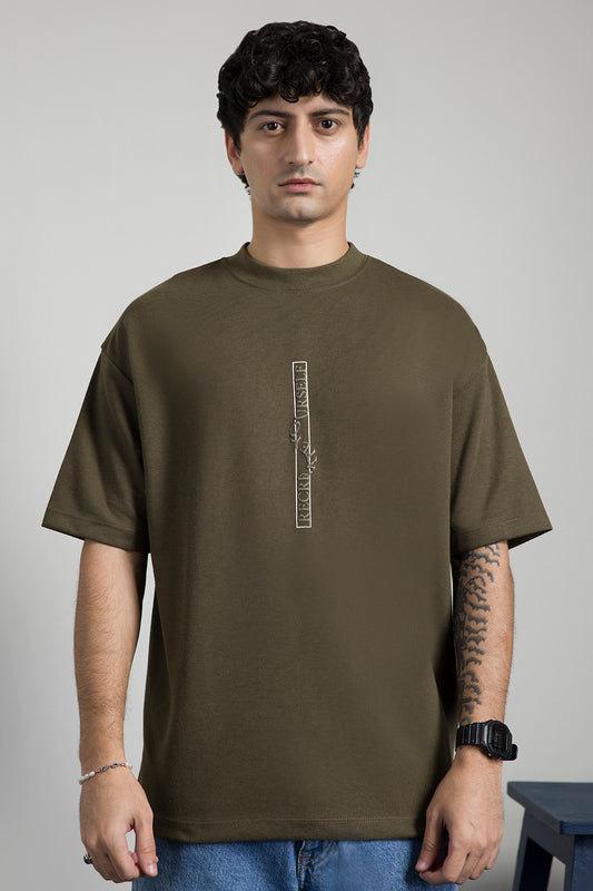 Oversized Graphic T-Shirt - D072