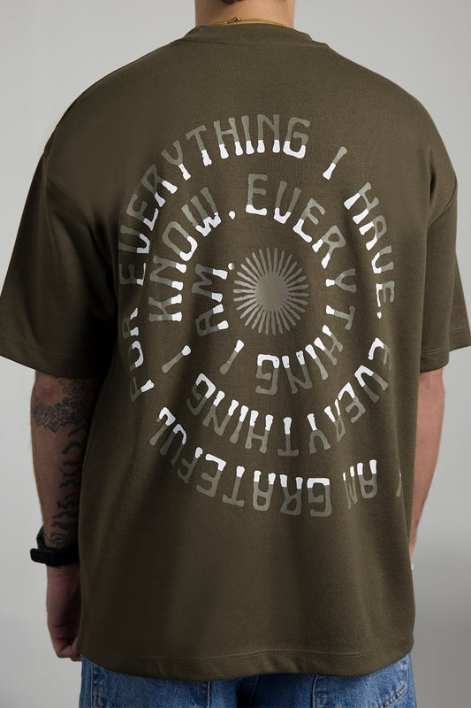 Oversized Graphic T-Shirt - D072