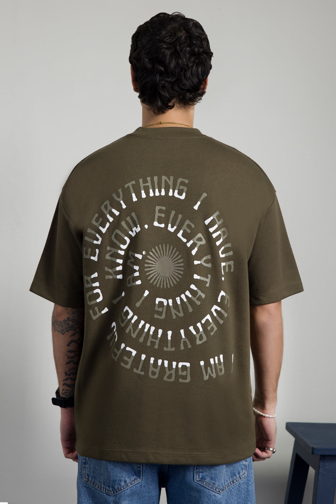 Oversized Graphic T-Shirt - D072