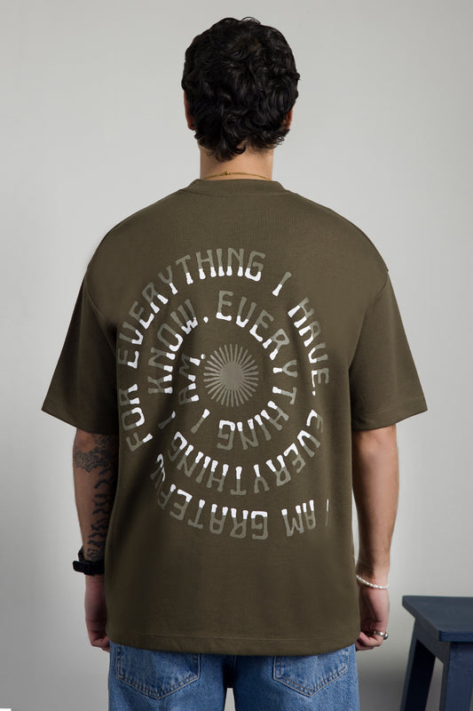 Oversized Graphic T-Shirt - D072