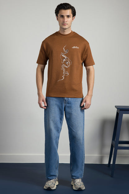 Oversized Graphic T-Shirt - D068