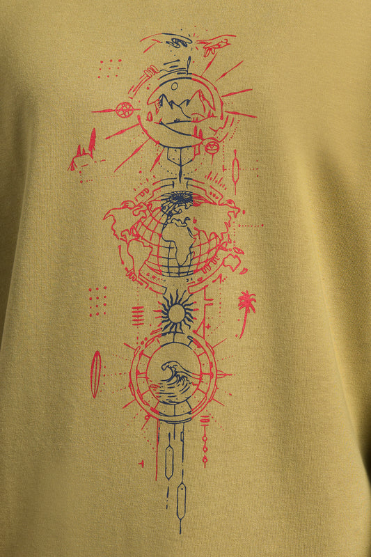 Oversized Graphic T-Shirt - D075