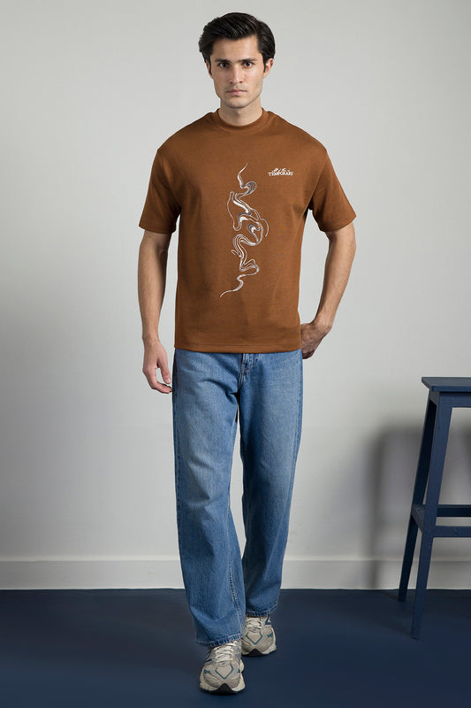Oversized Graphic T-Shirt - D068