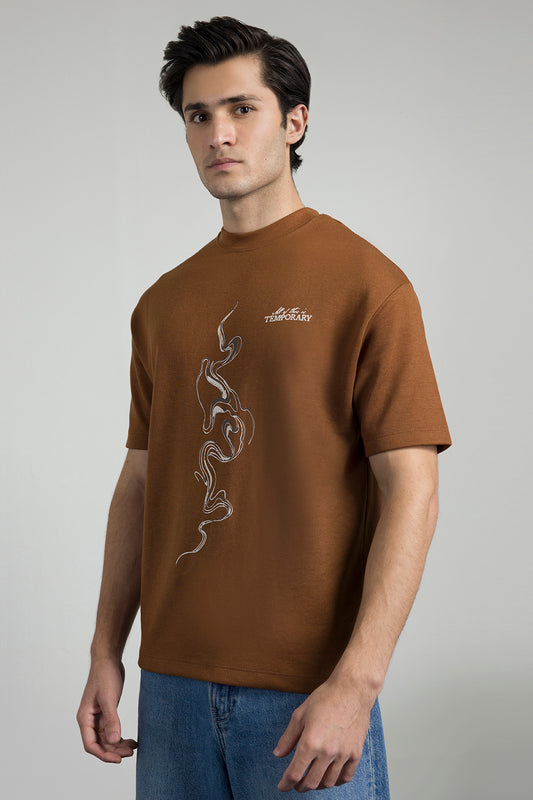 Oversized Graphic T-Shirt - D068