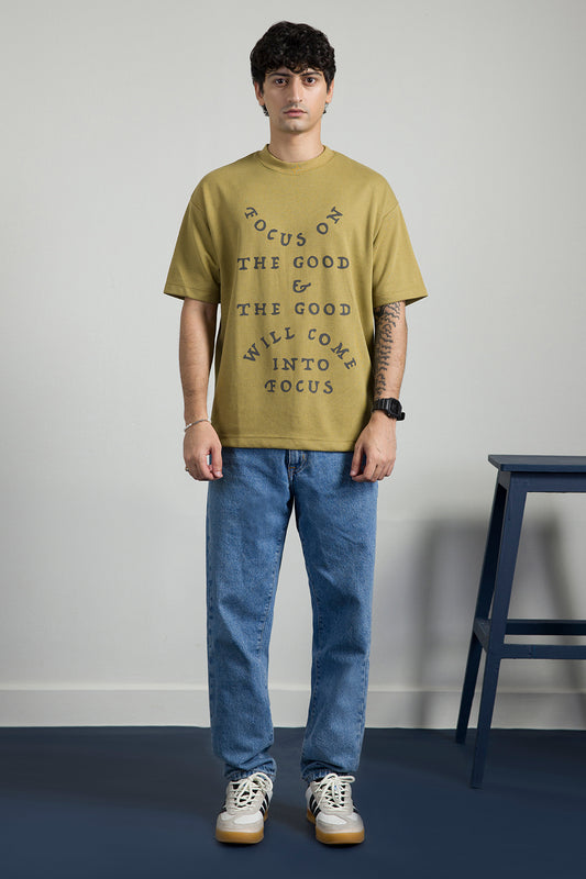 Oversized Graphic T-Shirt - D076