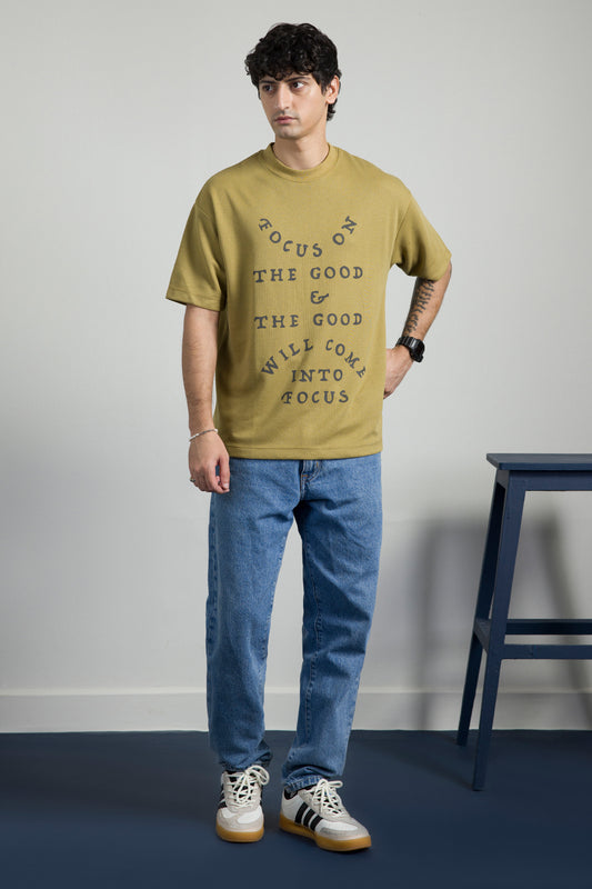 Oversized Graphic T-Shirt - D076