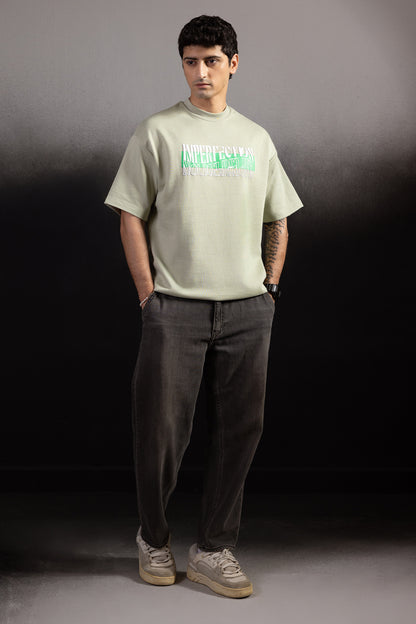 Oversized Graphic T-Shirt - D078