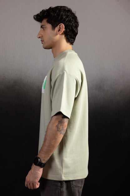 Oversized Graphic T-Shirt - D078