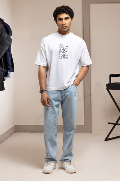 Oversized Graphic T-Shirt - D080