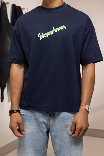 Oversized Graphic T-Shirt - D085