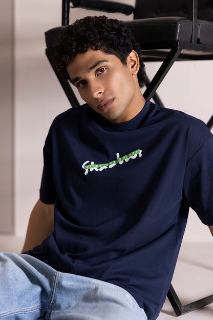 Oversized Graphic T-Shirt - D085