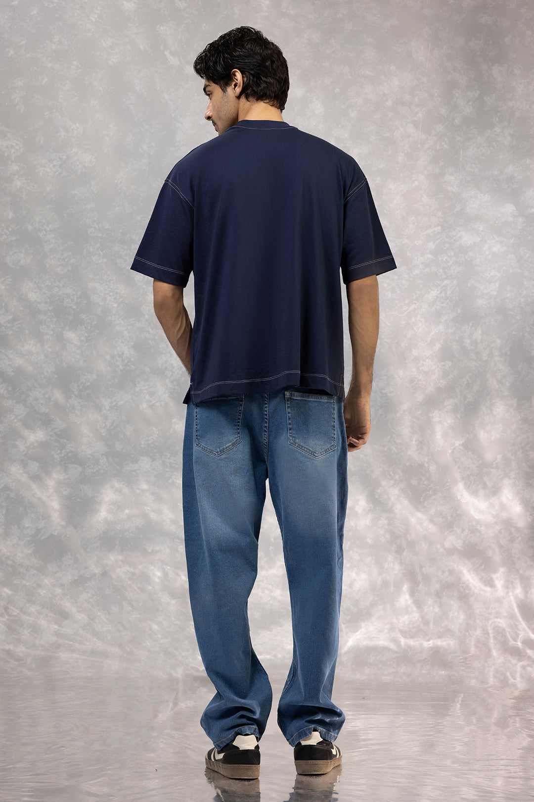 Basic Oversized Pocket T-Shirt - D087