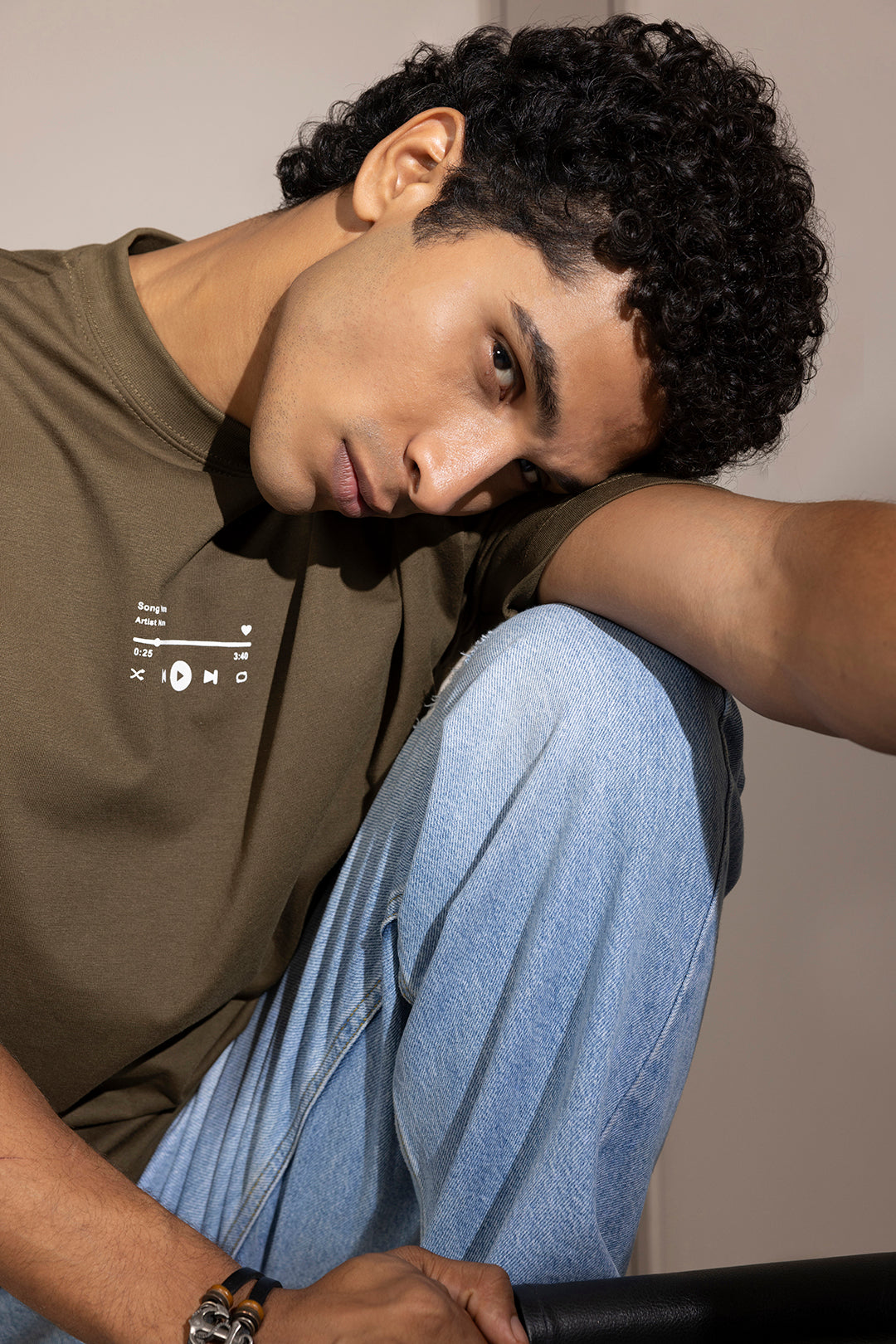 Oversized Graphic T-Shirt - D088