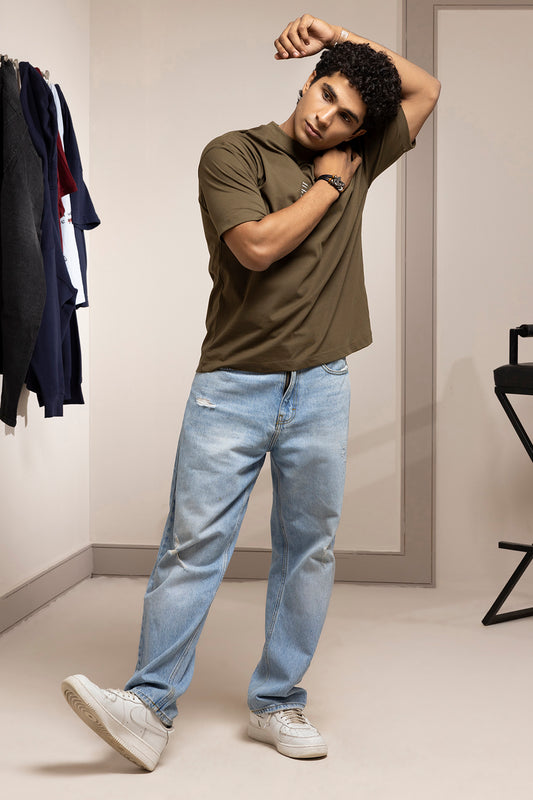 Oversized Graphic T-Shirt - D088