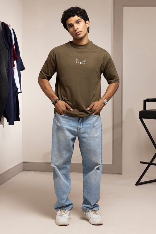 Oversized Graphic T-Shirt - D088