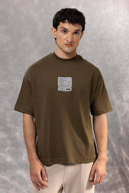 Oversized Graphic T-Shirt - D089