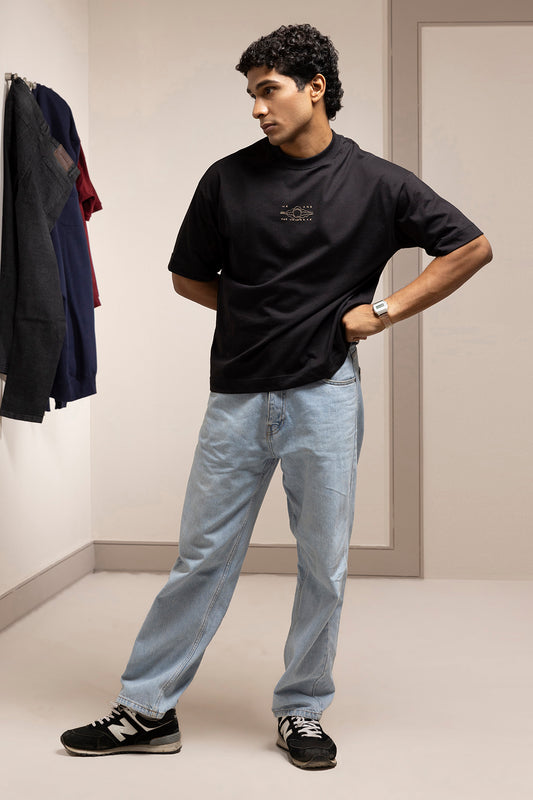 Oversized Graphic T-Shirt - D092