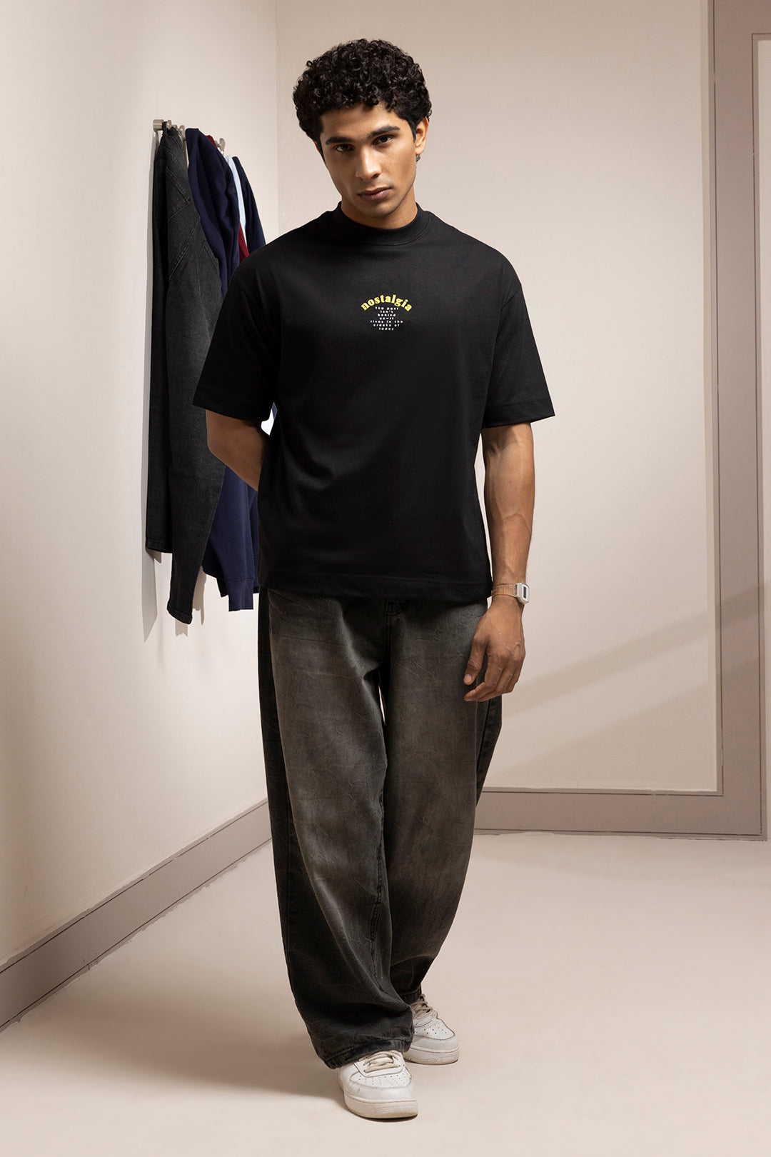 Oversized Graphic T-Shirt - D094