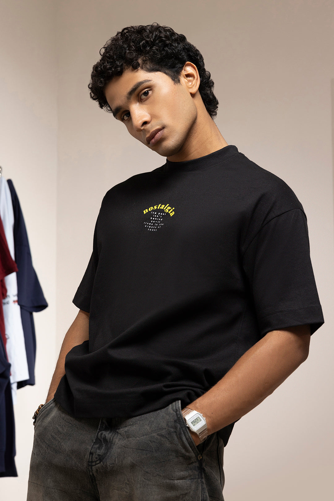 Oversized Graphic T-Shirt - D094