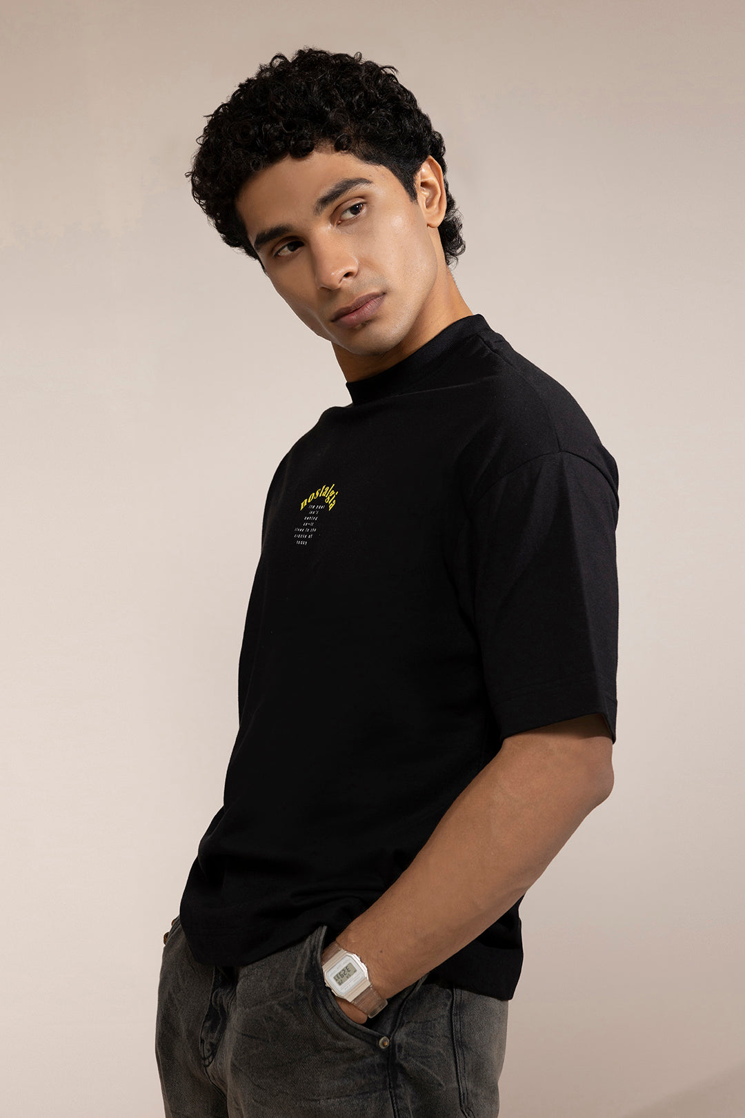 Oversized Graphic T-Shirt - D094