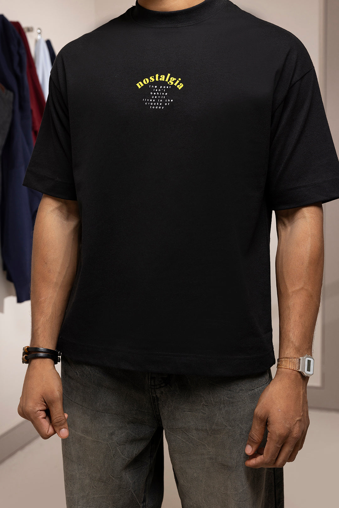 Oversized Graphic T-Shirt - D094