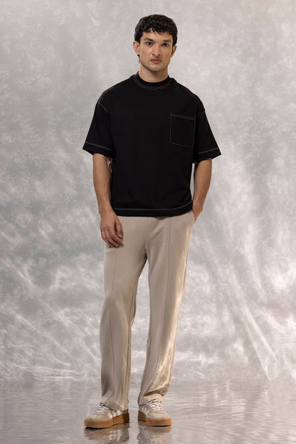 Basic Oversized Pocket T-Shirt - D095