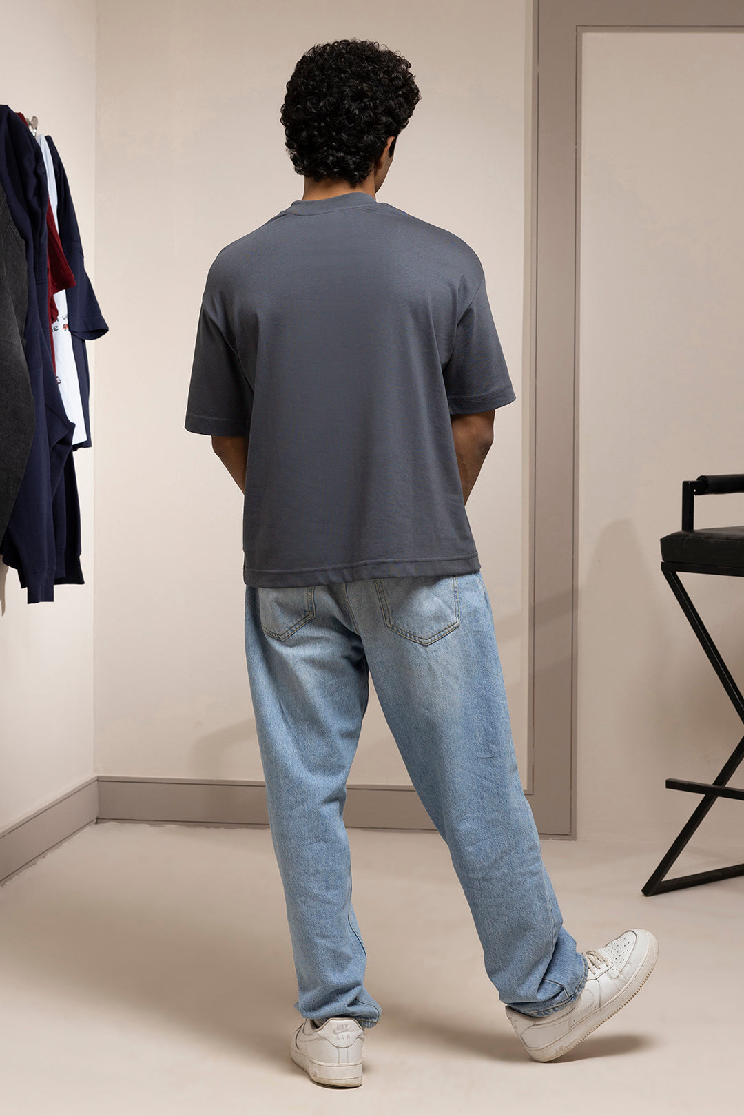 Oversized Graphic T-Shirt - D098