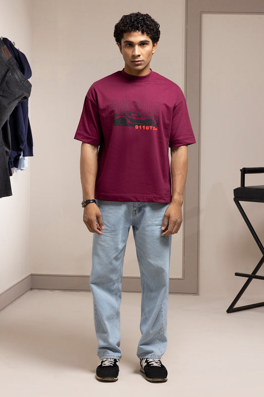 Oversized Graphic T-Shirt - D104