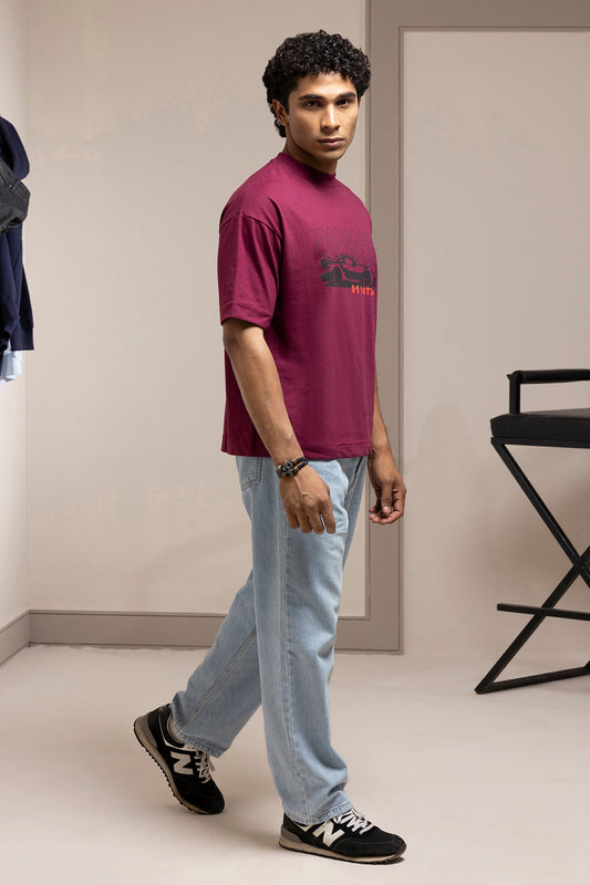 Oversized Graphic T-Shirt - D104