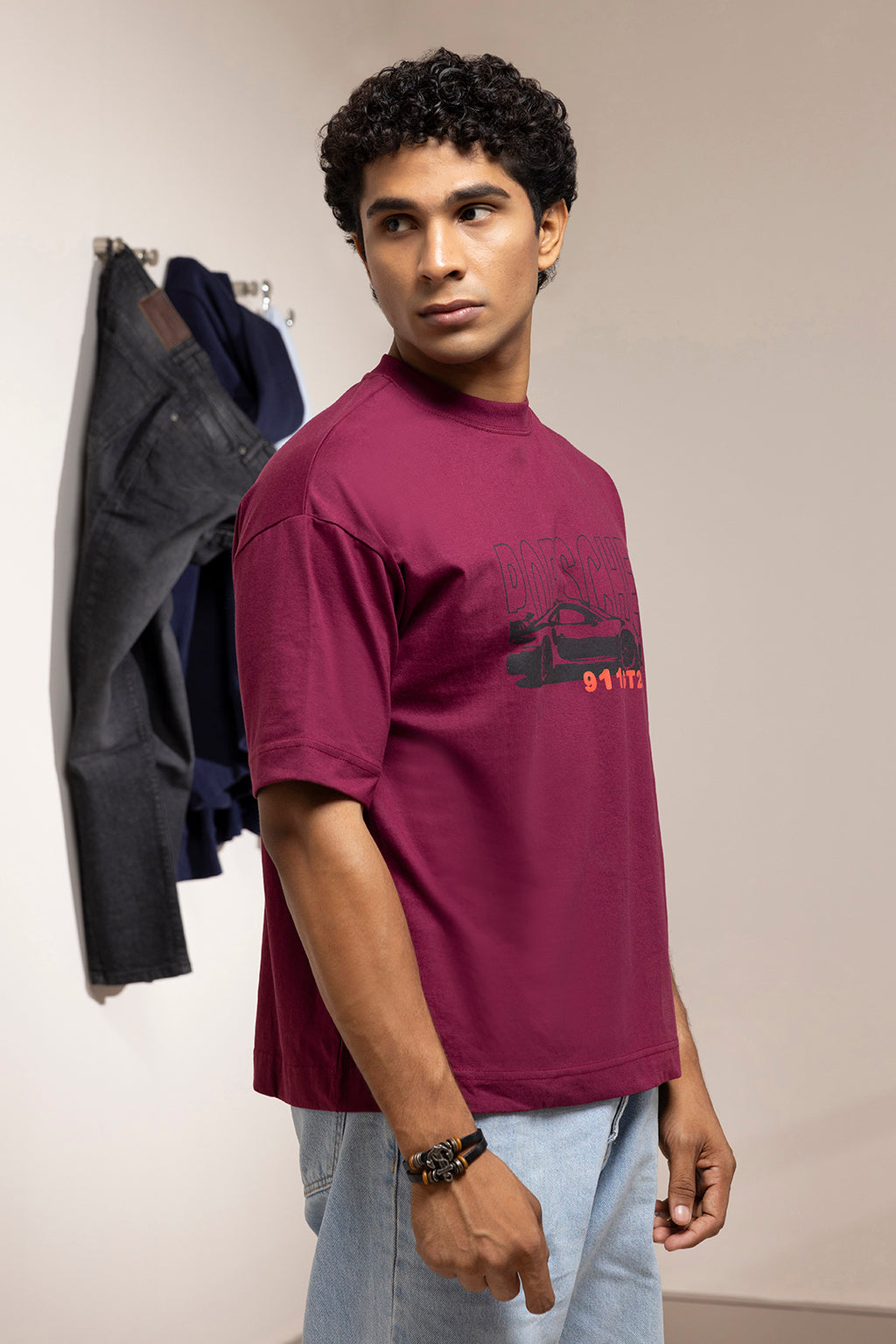 Oversized Graphic T-Shirt - D104