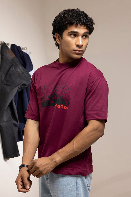 Oversized Graphic T-Shirt - D104