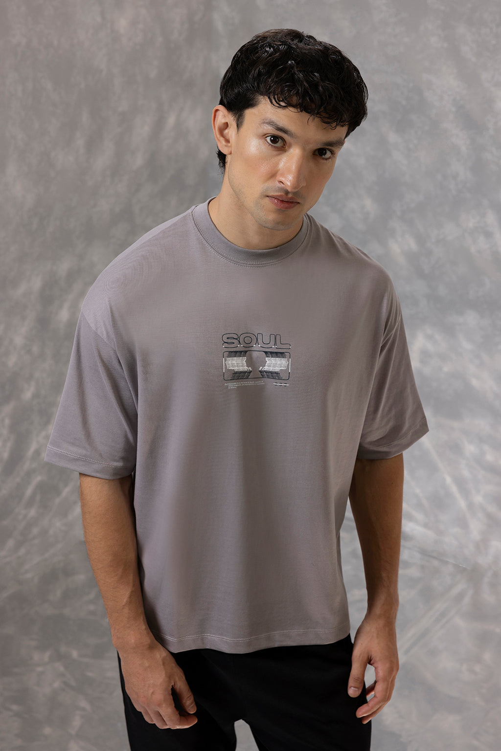 Oversized Graphic T-Shirt - D106