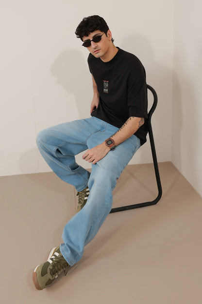 Oversized Graphic T-Shirt - D111