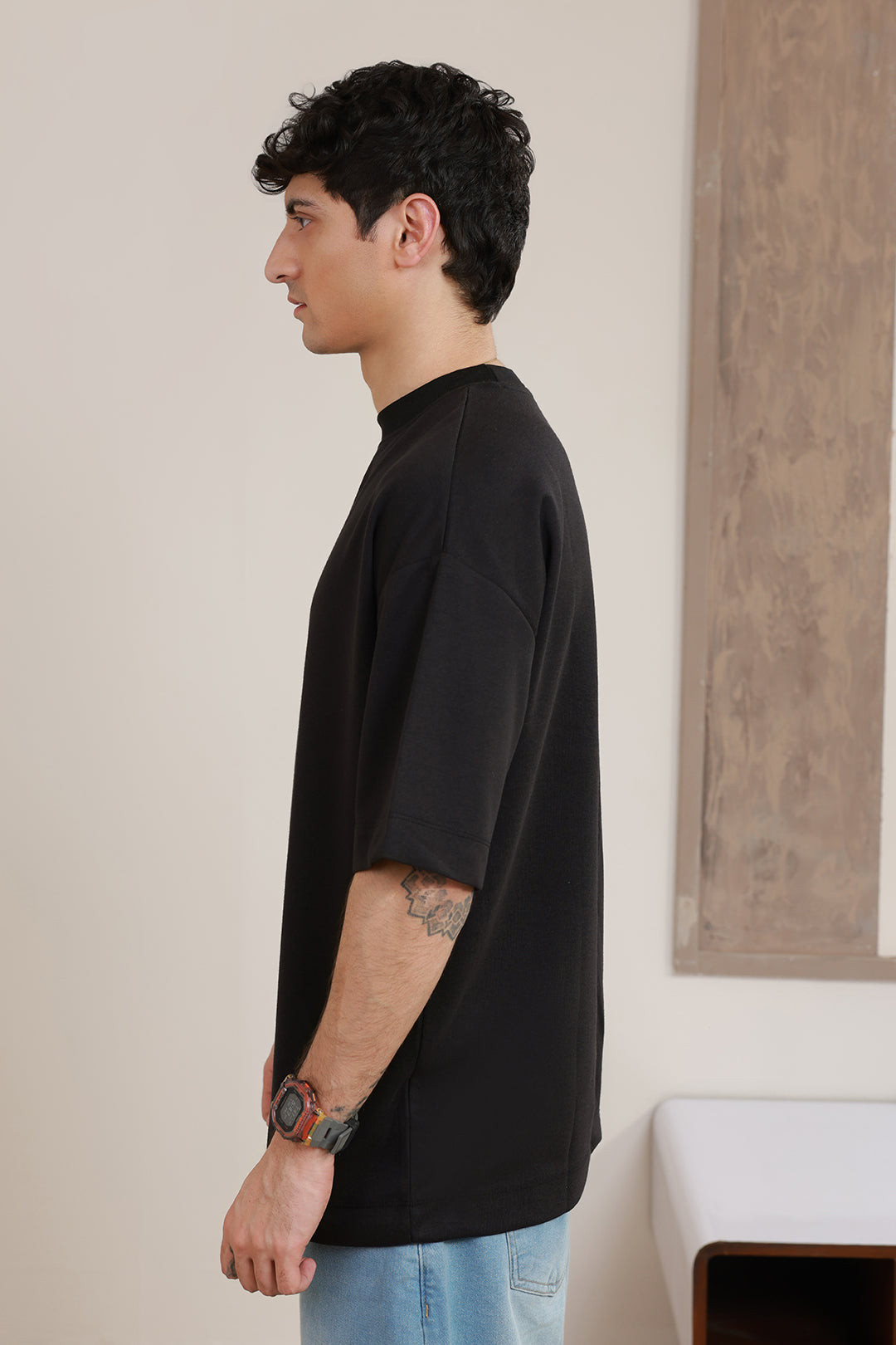 Oversized Graphic T-Shirt - D111